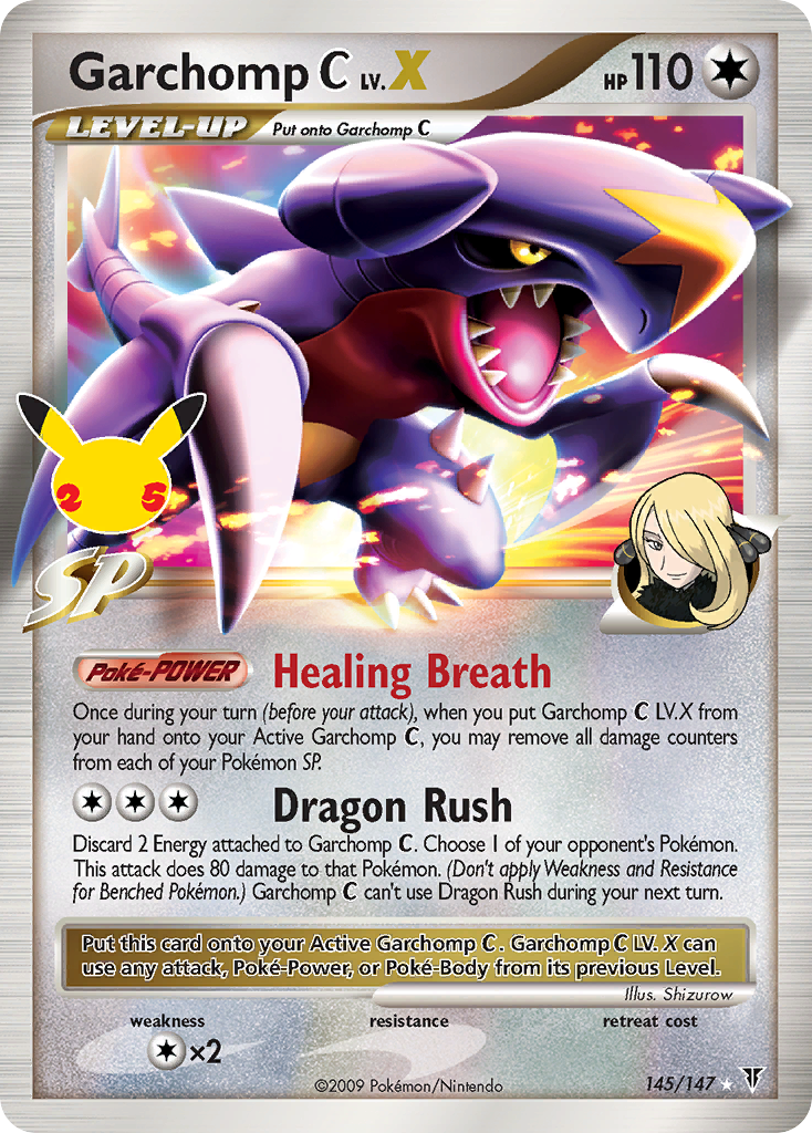 Garchomp C LV.X (145/25) - Celebrations: Classic Collection Pokémon Card