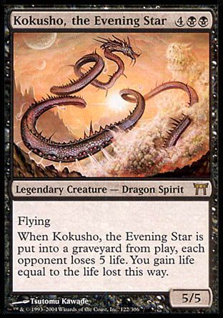 Kokusho, the Evening Star (Champions of Kamigawa) Trading Card