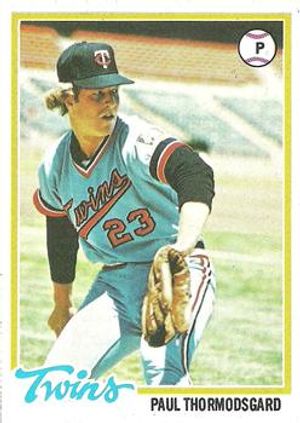 Paul Thormodsgard 1978 Topps #162