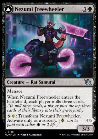 Nezumi Freewheeler (March of the Machine) Trading Card