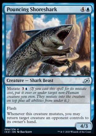 Pouncing Shoreshark (Ikoria Lair of Behemoths) Trading Card