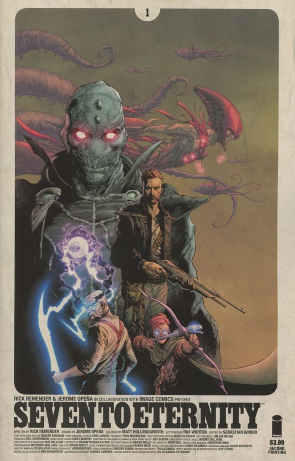 Seven to Eternity #1 (2nd Printing)