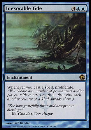 Inexorable Tide (Scars of Mirrodin) Trading Card