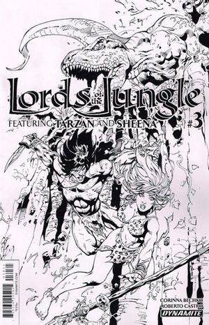 Lords of the Jungle #3 (Cover C 10 Copy Castro B&w Inc)