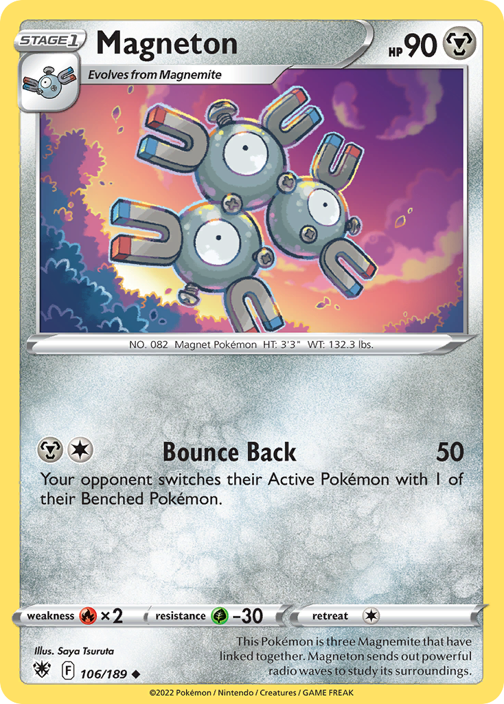 Magneton (106/189) - Astral Radiance Pokémon Card