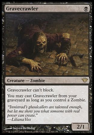 Gravecrawler (Dark Ascension) Trading Card