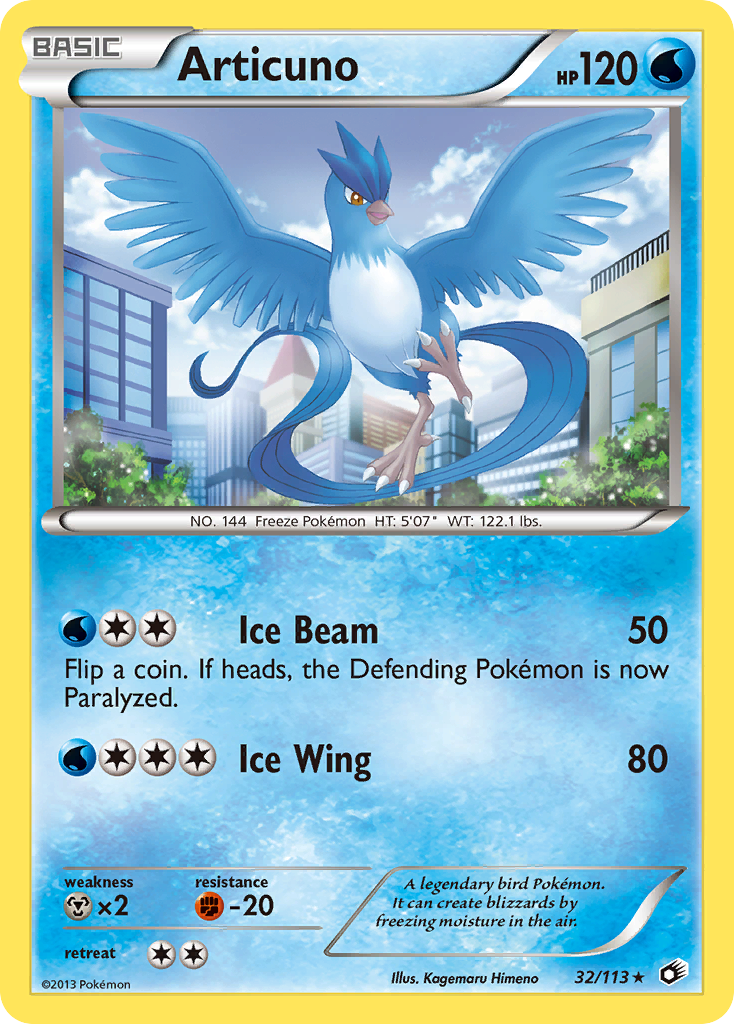 Articuno (32/113) - Legendary Treasures Pokémon Card