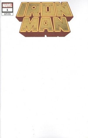 Iron Man #1 (Blank Variant)