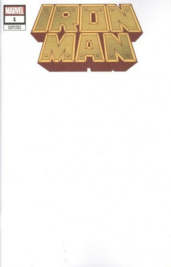 Iron Man #1 (Blank Variant)