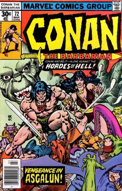 Conan the Barbarian #72 Comic