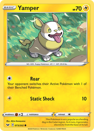 Yamper (73/202) - Sword & Shield