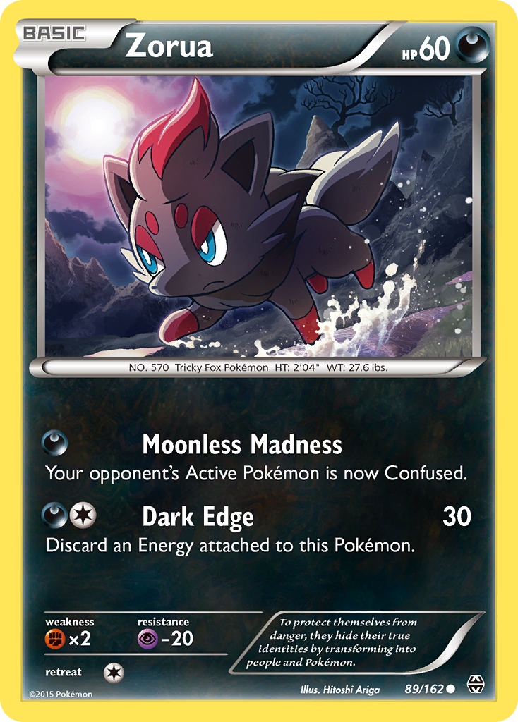 Zorua (89/162) - BREAKthrough Pokémon Card