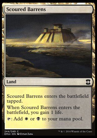 Scoured Barrens (Eternal Masters) Trading Card