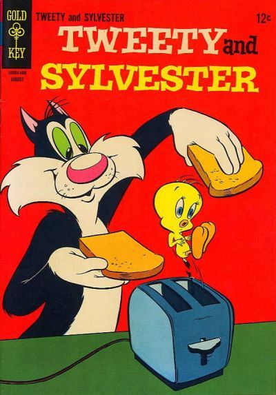 Tweety and Sylvester #27 VG 4.0 1959 Stock Image Low Grade