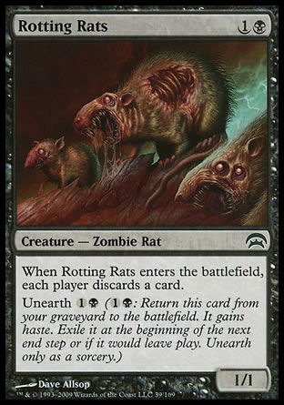 Rotting Rats (Planechase decks) Trading Card