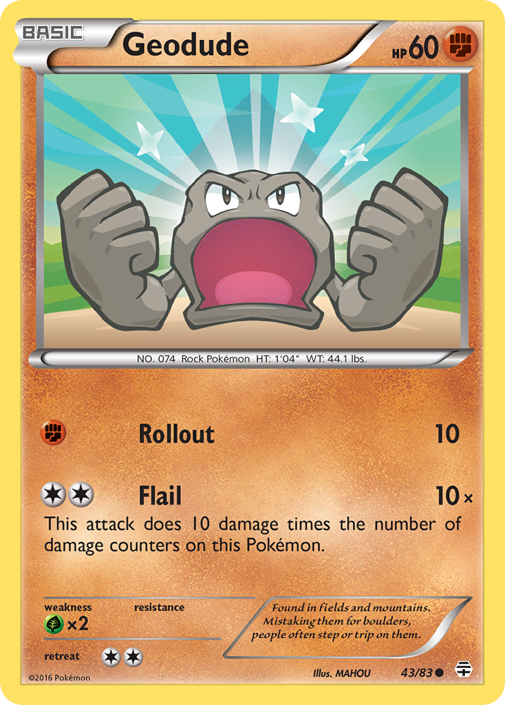 Geodude (43/83) - Generations Pokémon Card