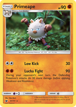 Primeape (51/111) - Crimson Invasion