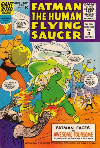 Fatman the Human Flying Saucer #2 Comic