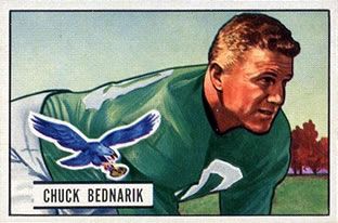 Chuck Bednarik 1951 Bowman #12 Sports Card