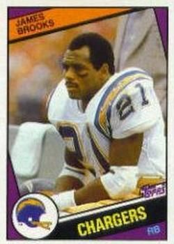 James Brooks 1984 Topps #176 Sports Card