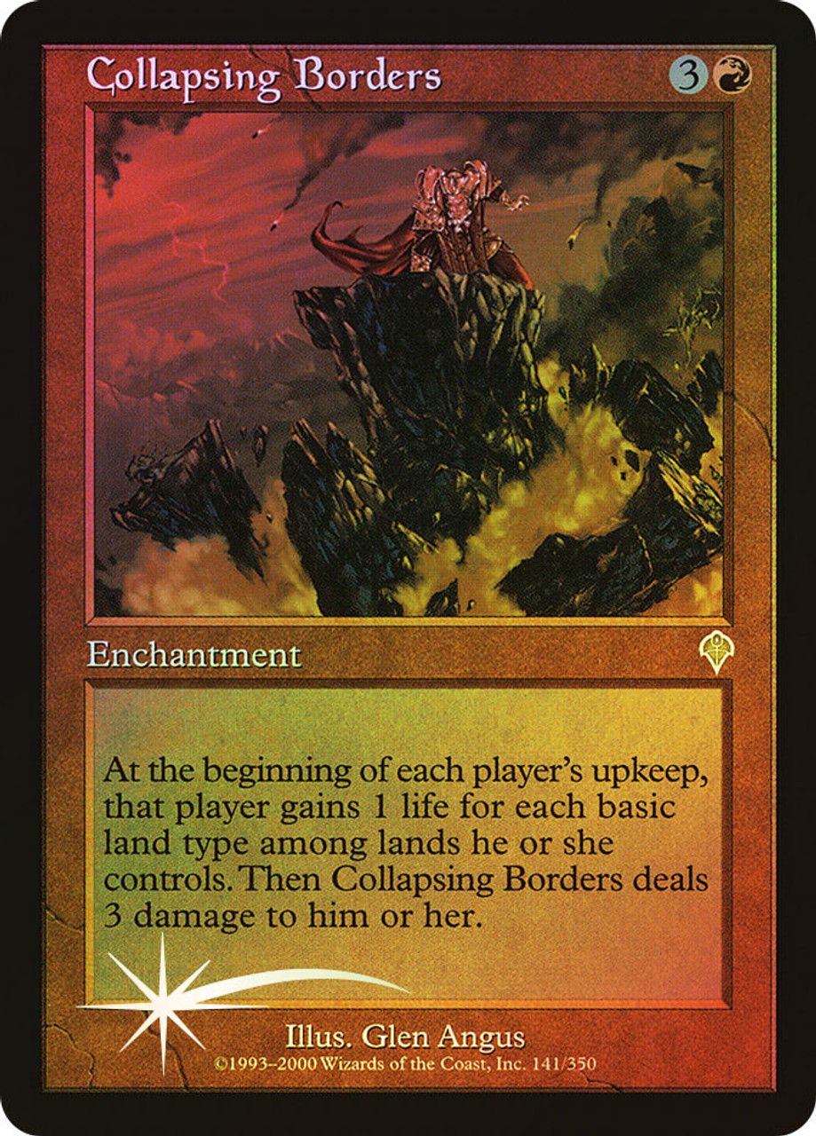 Collapsing Borders (Invasion - Foil) Trading Card