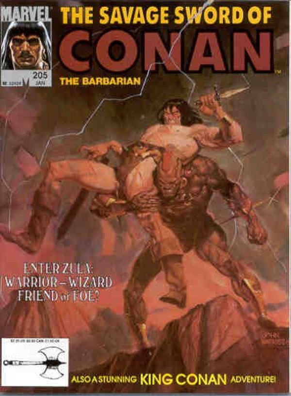 The Savage Sword of Conan #205