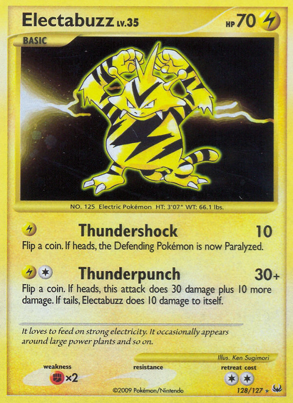 Electabuzz (128/127) - Platinum Pokémon Card