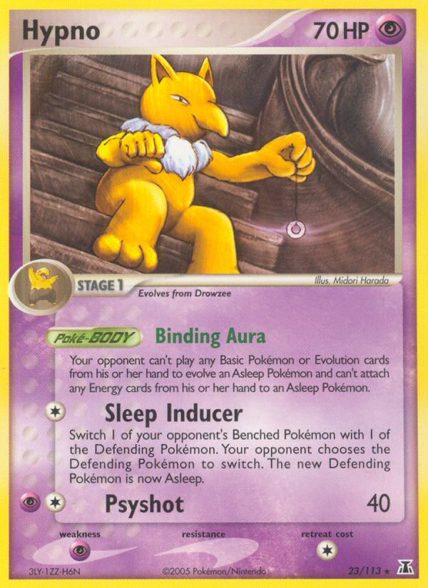 Hypno (23/113) - Delta Species Pokémon Card