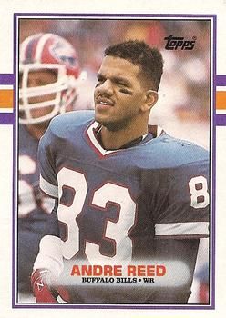 Andre Reed 1989 Topps #52 Sports Card