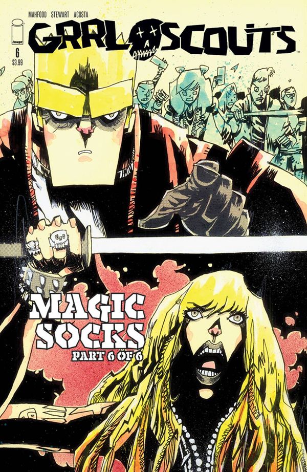 Grrl Scouts: Magic Socks #6 (Walking Dead #158 Tribute Variant)