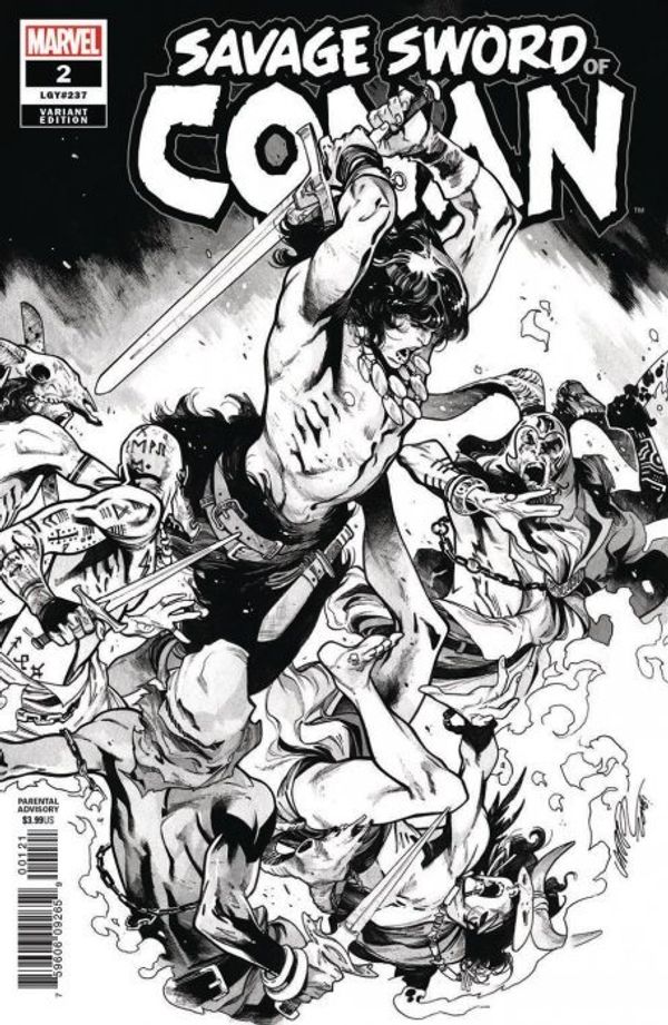 Savage Sword of Conan #2 (Larraz B&w Variant)