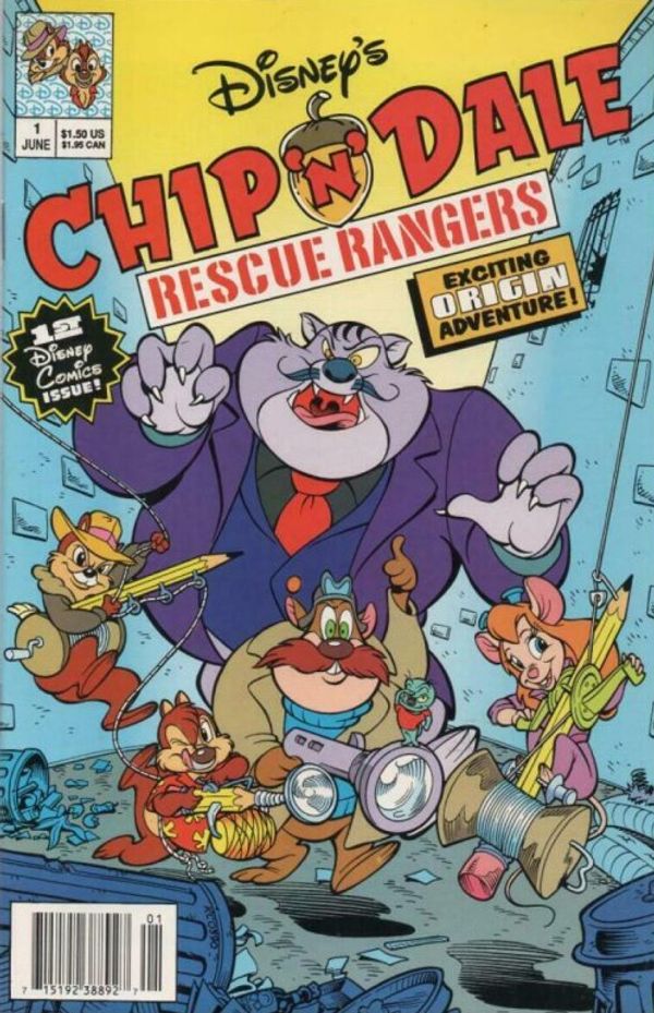 Chip 'N' Dale Rescue Rangers #1 (Newsstand Edition)
