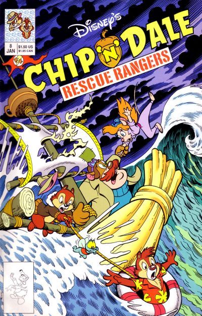 Chip 'N' Dale Rescue Rangers #8 Comic