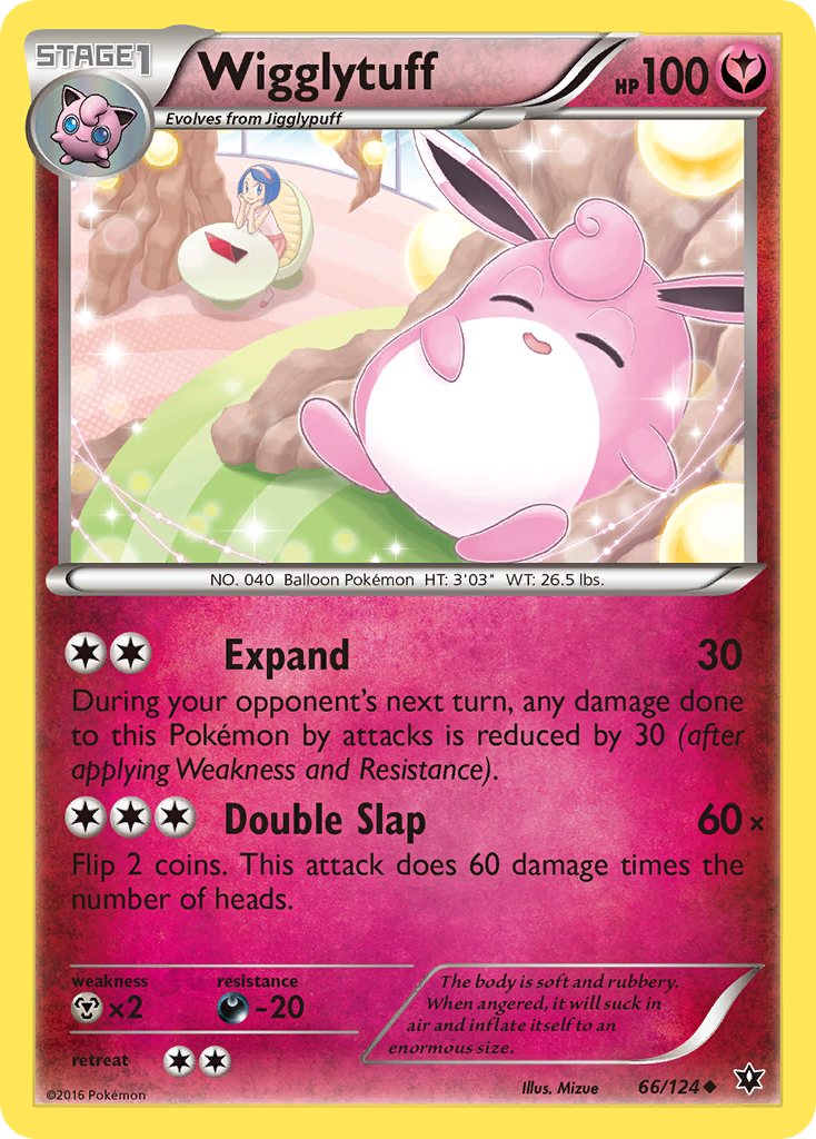 Wigglytuff (66/124) - Fates Collide Pokémon Card