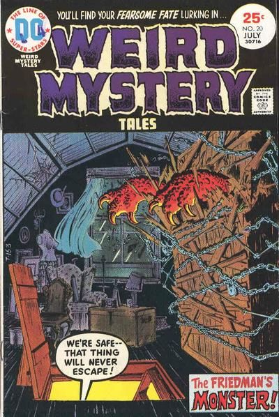 Weird Mystery Tales #20 Comic