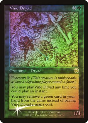 Vine Dryad (Mercadian Masques - Foil)