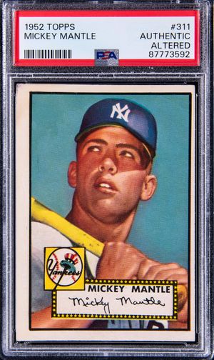 Mickey Mantle 1952 Topps #311