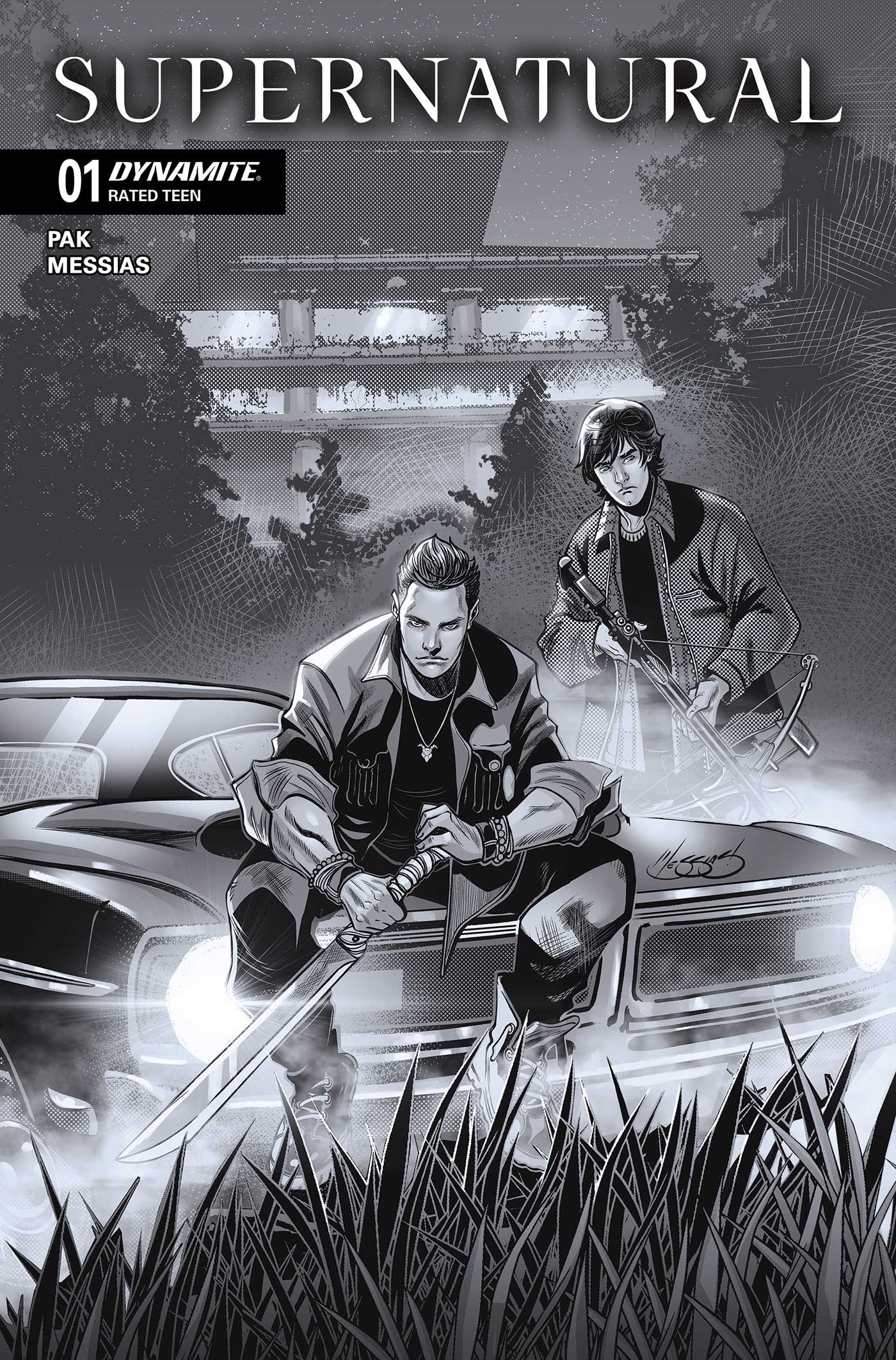 Supernatural #1 (Cvr J Inc 1:10 Eder Messias Line Art Variant) Comic