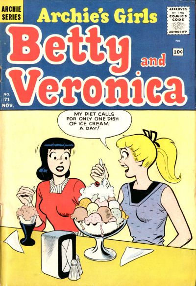 Archie's Girls Betty and Veronica #71 Comic