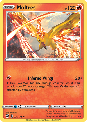 Moltres (21/172) - Brilliant Stars