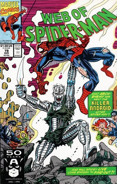 Web of Spider-Man #79 Comic