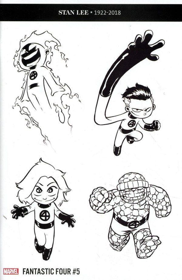Fantastic Four #5 (Young Sketch Cover)