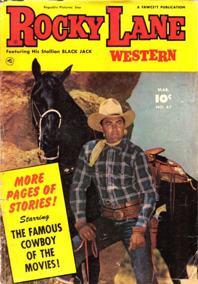 Rocky Lane Western #47 Comic
