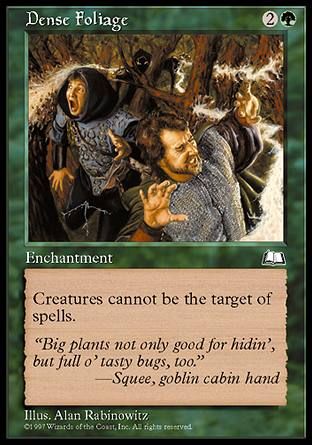 Dense Foliage (Weatherlight) Trading Card