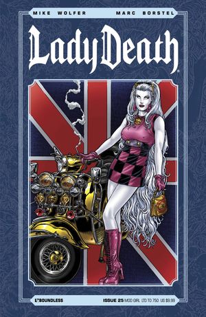 Lady Death  #25 (Mod Girl Cover)
