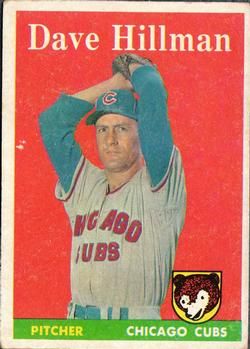 Dave Hillman 1958 Topps #41 Sports Card