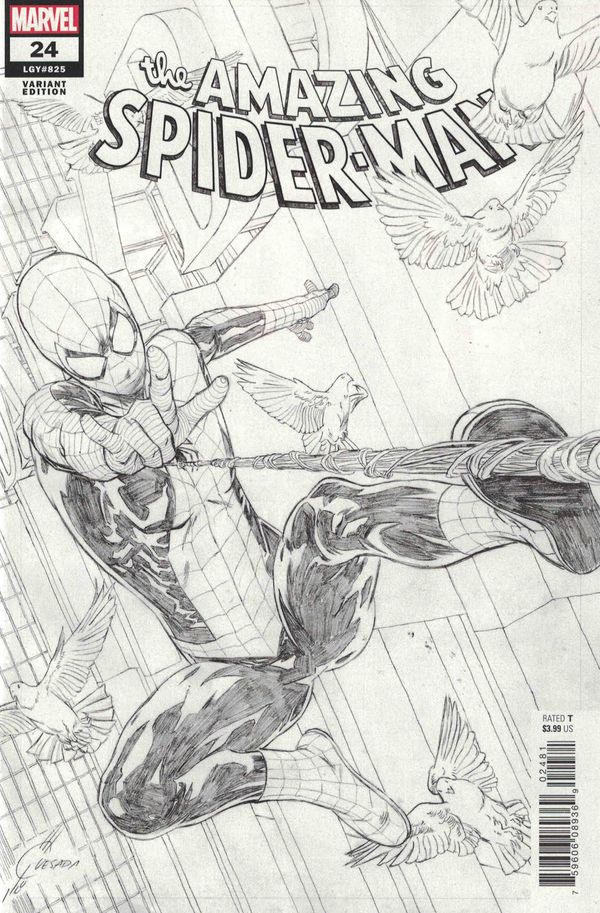 Amazing Spider-man #24 (Quesada Sketch Cover)