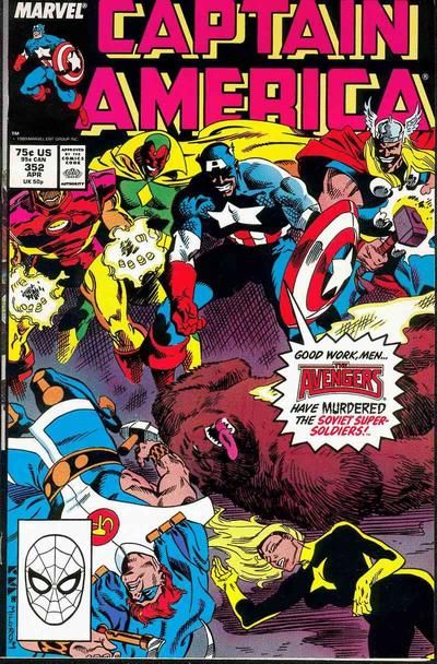 Captain America #352 Comic