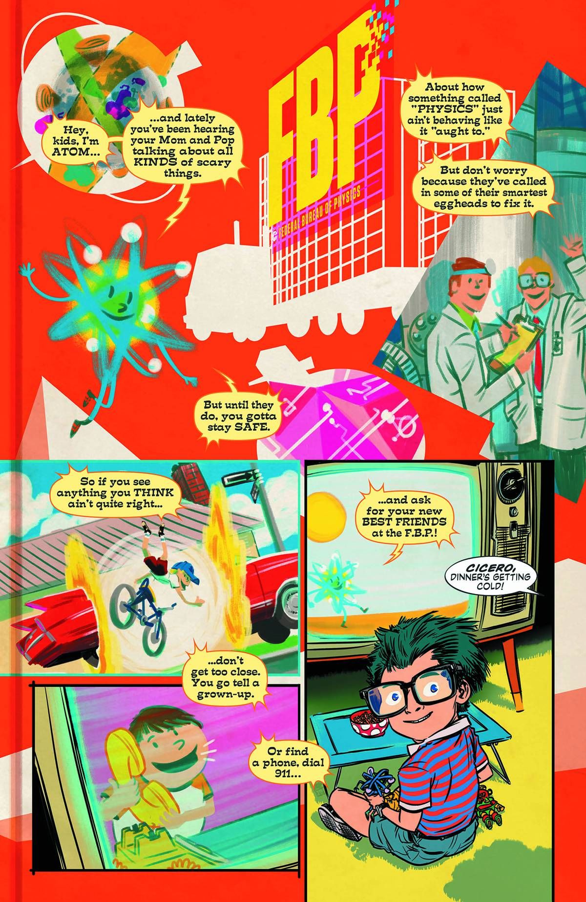 Fbp Federal Bureau Of Physics #14 Comic