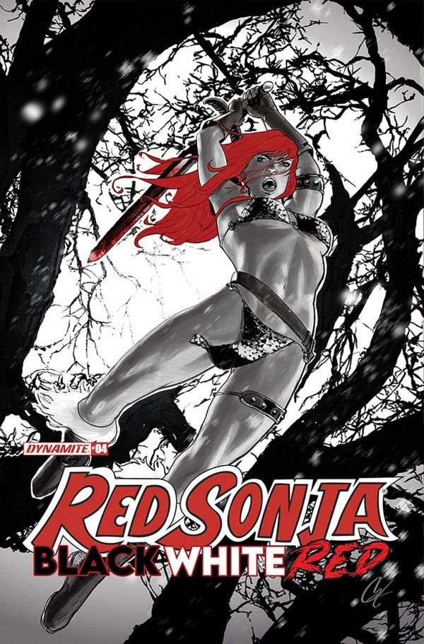 Red Sonja: Black, White, Red #4 (Cover B Staggs)